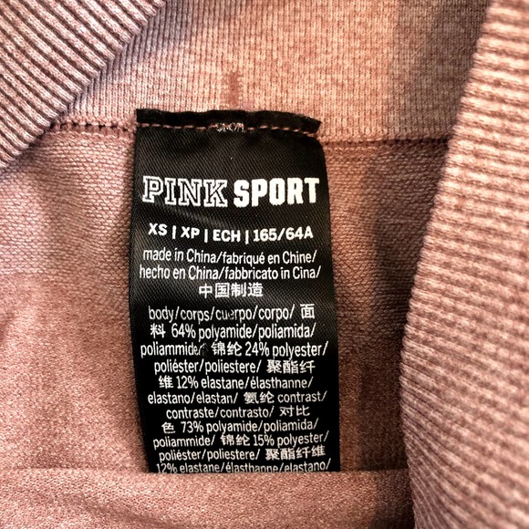 new victoria's secret PINK sport high waist athletic shorts size extra small XS - Picture 3 of 3